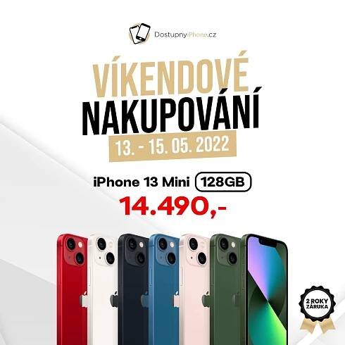 Již dnes koupíte iPhone 13 mini 128GB o 4 990 Kč levněji!