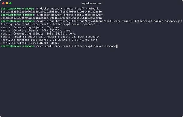 Install Confluence Using Docker Compose
