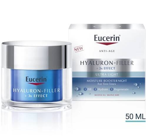 Eucerin Hyaluron-Filler + 3x Effect Noční pleťový krém 50 ml
