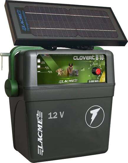 Akumulátorový zdroj CLOVERT B10, 1J 12V + solární panel 7,2W