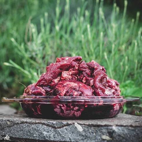 Mäso z vysokej zveri orez 1kg