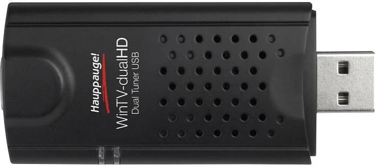 Hauppauge WinTV-dualHD USB TV tuner s dálkovým ovládáním počet tunerů: 2