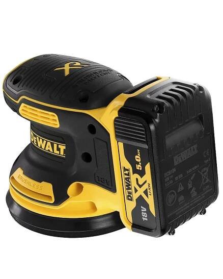 Aku excentrická bruska 125mm 18V 2x5,0Ah DeWALT DCW210P2 : Naradi-dewalt.cz