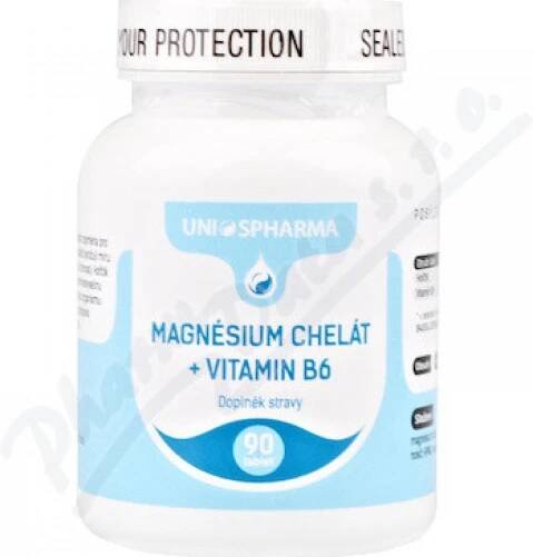 Uniospharma Magnésium chelát+vit.B6 90 tablet