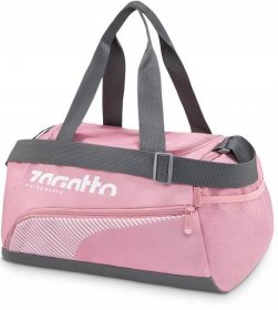 Cestovní taška dámská přes rameno prostorná sportovní taška růžová lehká ZAGATTO
