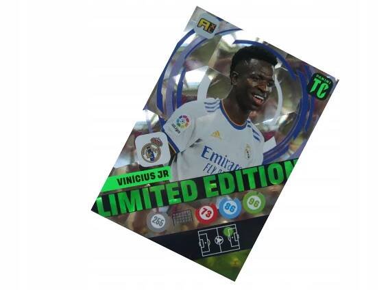 PANINI TOP CLASS 2022 FOTBALOVÉ KARTY LIMITED VINICIUS JR. REAL MADRID
