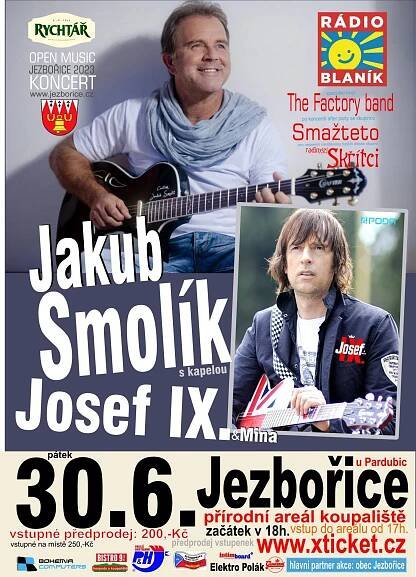 Letní akce 2023 - Hudební skupina Josefix & Mina