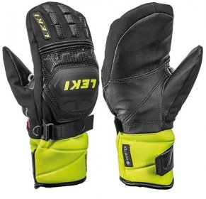 Leki WORLDCUP RACE COACH FLEX S GTX JUNIOR MITT black-ice-lemon, juniorské lyžařské rukavice 22/23