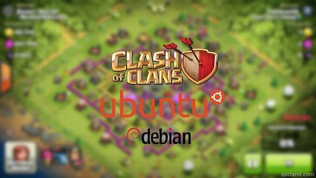 Play clash of clans on Ubuntu / Linux / Windows
