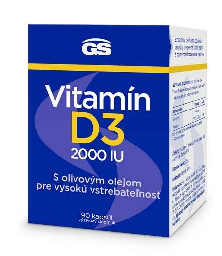 GS Vitamin D3 2000 IU 90 cps