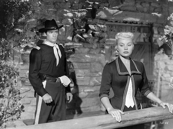 Only the Valiant - Z filmu - Gregory Peck, Barbara Payton