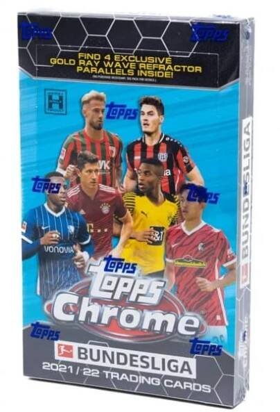 Fotbalové karty Topps Bundesliga Chrome 2021-2022 Hobby Lite Box
