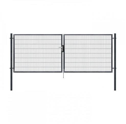 Dvoukřídlá brána PILOFOR SUPER ANTRACIT ZN/PVC - 4090x1180 mm