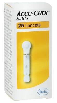 Lancety - Accu - Chek Softclix, 25 ks