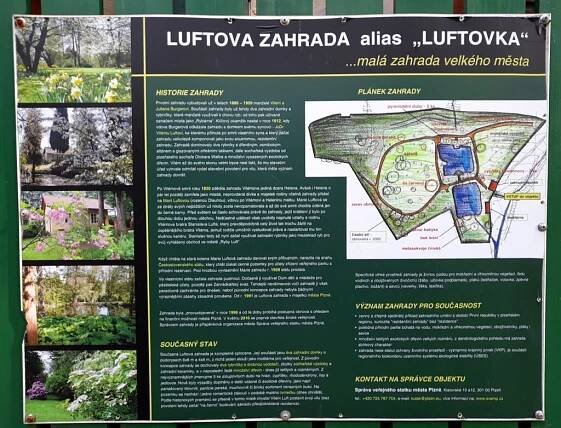 Luftova zahrada v Plzni - exkurze - Bolevec, Senioři - TOTEM Plzeň