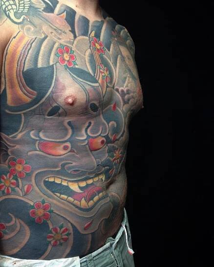 Hannya Mask Tattoo » GUNG HO! TATTOO STUDIO