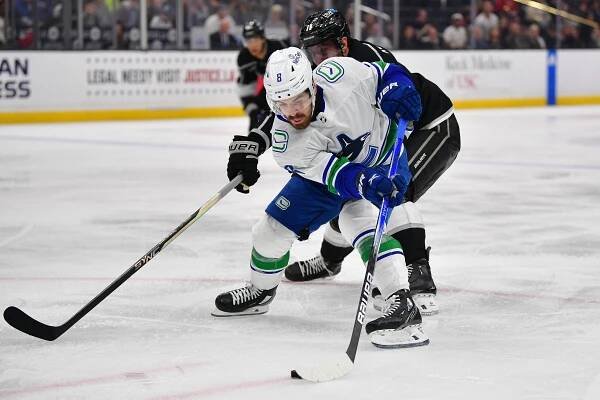 NHL: Vancouver Canucks at Los Angeles Kings