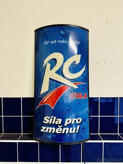 Světelná reklama RC Cola - Kladno