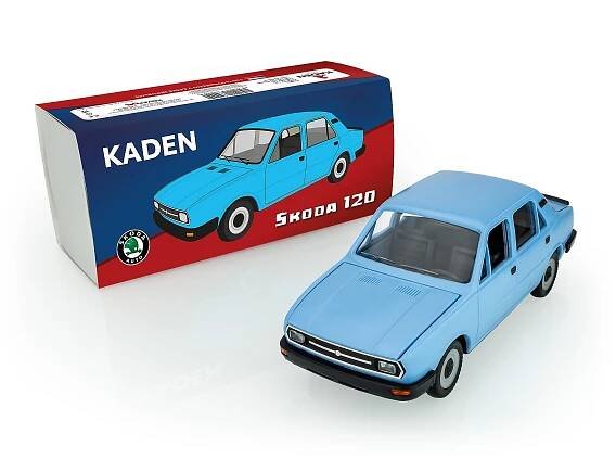 Teddies Auto Škoda 120 - 21 cm