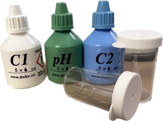DUKE Kapkový tester (Cl/Ph) - chlor + pH