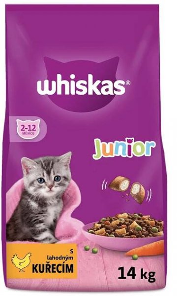 Whiskas granule kuřecí pro koťata 14 kg