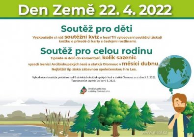 Soutěž ke Dni Země - Arcibiskupské lesy a statky Olomouc s.r.o.