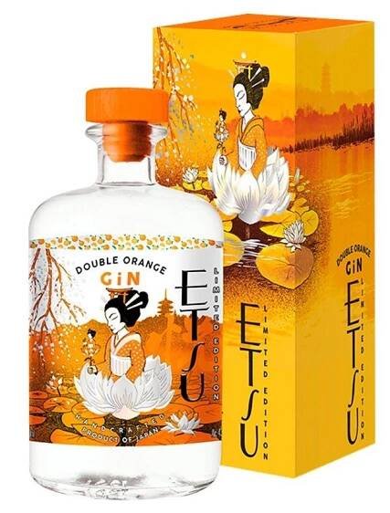 Etsu Double Orange Gin 43 % 0,7 l karton