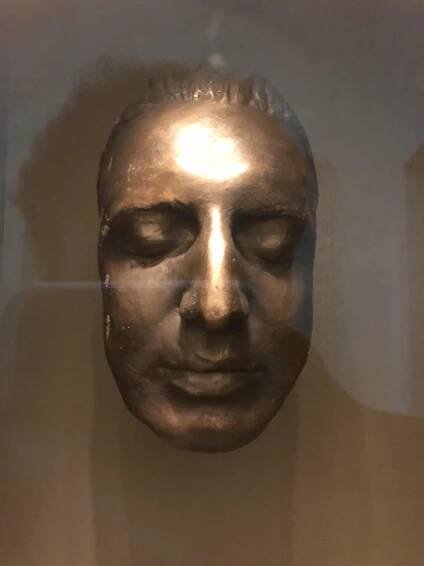 Visited Mozart’s Vienna apartment last week, this is his death mask. So ...