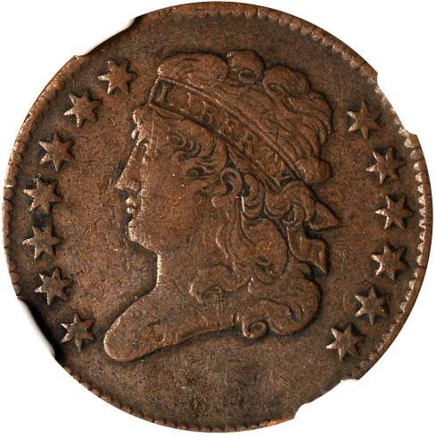 Value of 1832 Classic Head Half Cent | Rare Coin Buyers