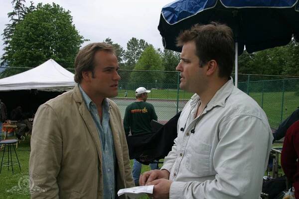 David DeLuise, Peter DeLuise - Hvězdná brána - Spříznění - Z natáčení