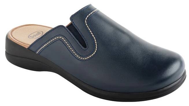 Scholl NEW TOFFEE modrá domácí obuv