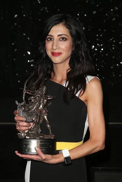 BEVERLY HILLS, CA - APRIL 26: Dana DeLorenzo, at the 2018 Artemis Awards Gala at the Ahrya Fine Arts Theater in Beverly Hills, California on April 26, 2018. Credit: Faye Sadou/MediaPunch