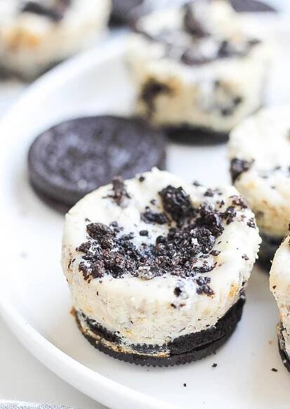 Mini Oreo Cheesecakes