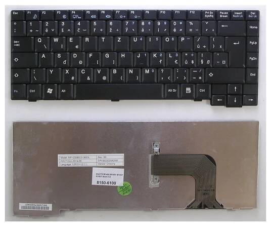 česká klávesnice Fujitsu Siemens Amilo M1450 M1451 černá CZ