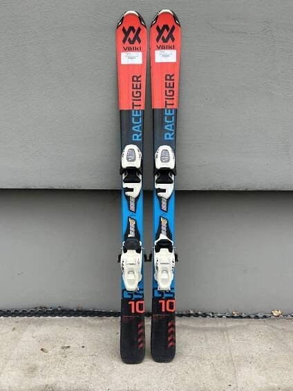 Bazar - Dětské sjezdové lyže Völkl Racetiger GS red JR 17/18 + M4.5 - délka 110 cm