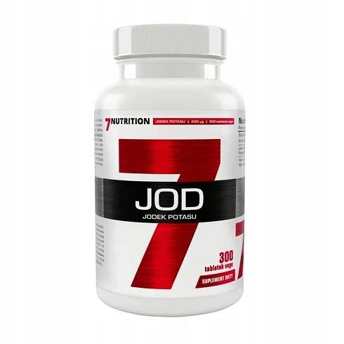 7NUTRITION JODID DRASELNÝ 200MCG 300TAB. ŠTÍTNÁ ŽLÁZA