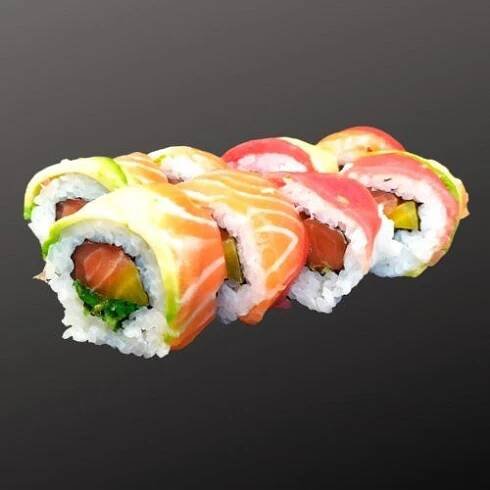 Sushi z Hradce Svitavy - 8 ks Rainbow roll