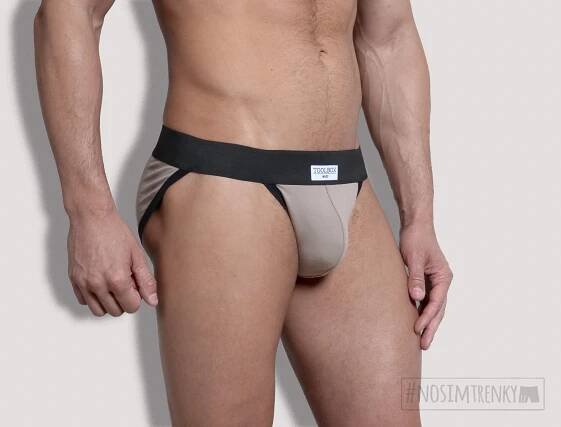 Béžově šedé Slip-Jocksy