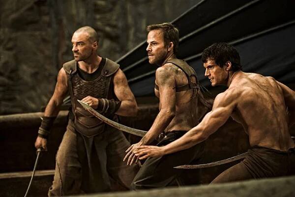 Válka Bohů - Z filmu - Alan Van Sprang, Stephen Dorff, Henry Cavill