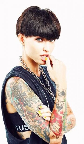 Ruby Rose Bowl Haircut Wallpaper