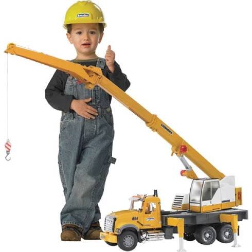 Bruder 02818 Jeřáb Liebherr auto Mack