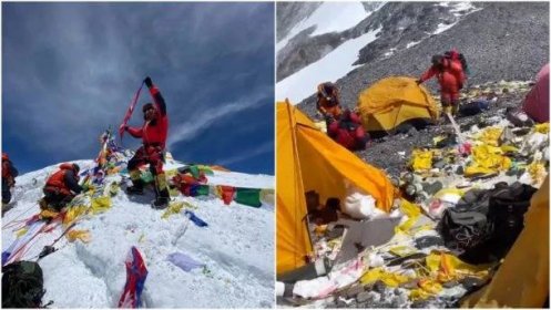 Mount Everest je kontaminován výkaly horolezců. Nově je budou muset odnášet dolů do tábora