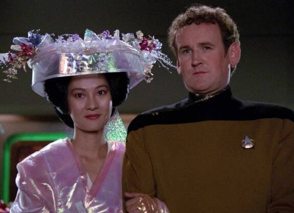 Star Trek: Nová generace - Datův den - Z filmu - Rosalind Chao, Colm Meaney