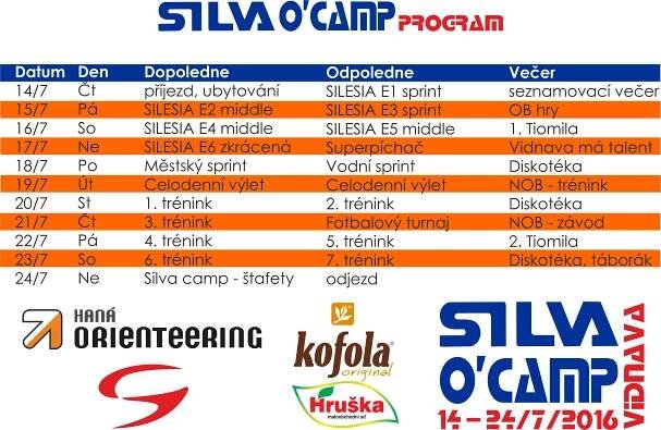 Program 2016 – SILVA O'Camp Vidnava