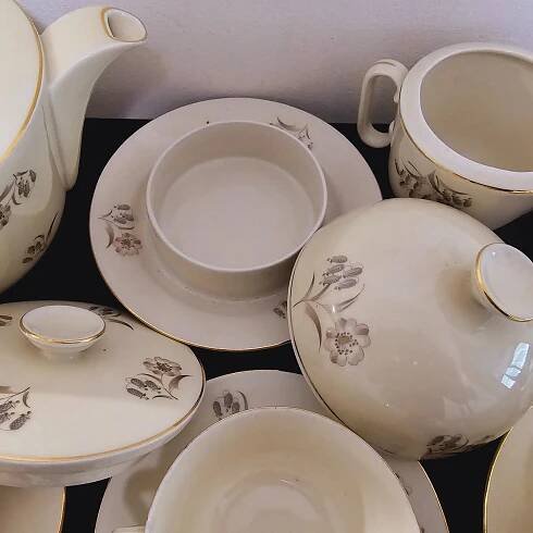 starý porcelánový čajový/kávový servis Epiag | Aukro