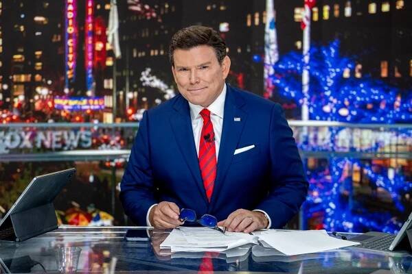 Bret Baier hosting FOX News' Election Night coverage.