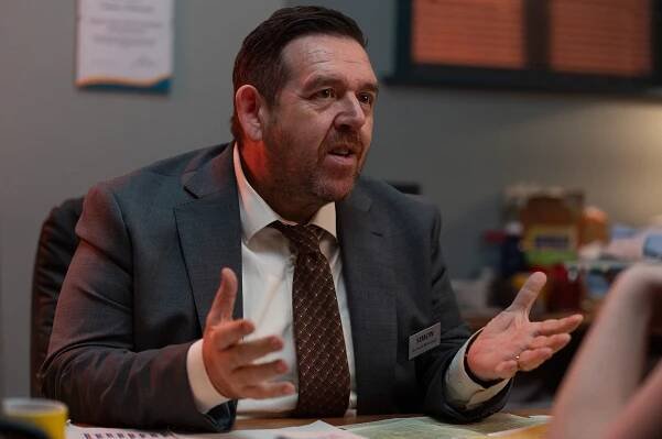 Nick Frost in the ITVX show *Transaction*.