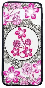 Pouzdro pro Samsung J6+ J6 PLUS květina