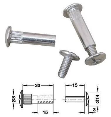Wintech článek spojovací nábytkářský 8 x 30-40mm nikl MOABG06030N5K od 5,5 Kč - Heureka.cz