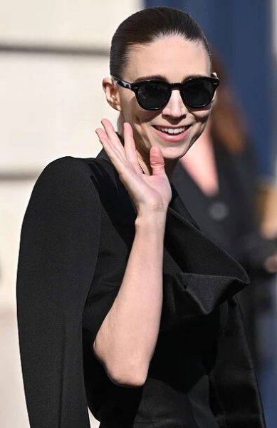 Rooney Mara attends the Givenchy Paris Womenswear Fall/Winter 2025-2026 show as part of Paris Fashion Week